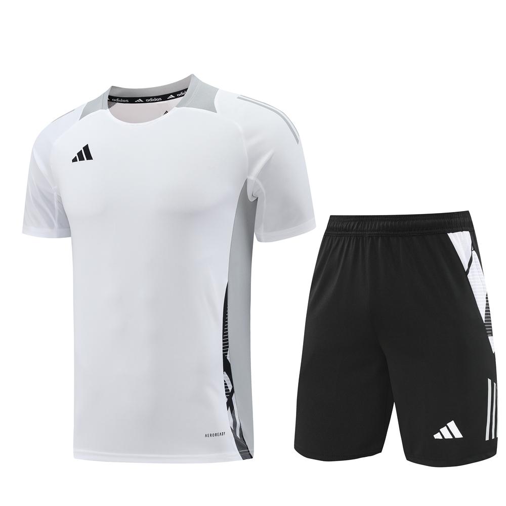 24/25 Adidas White Short Sleeve Jersey+Shorts