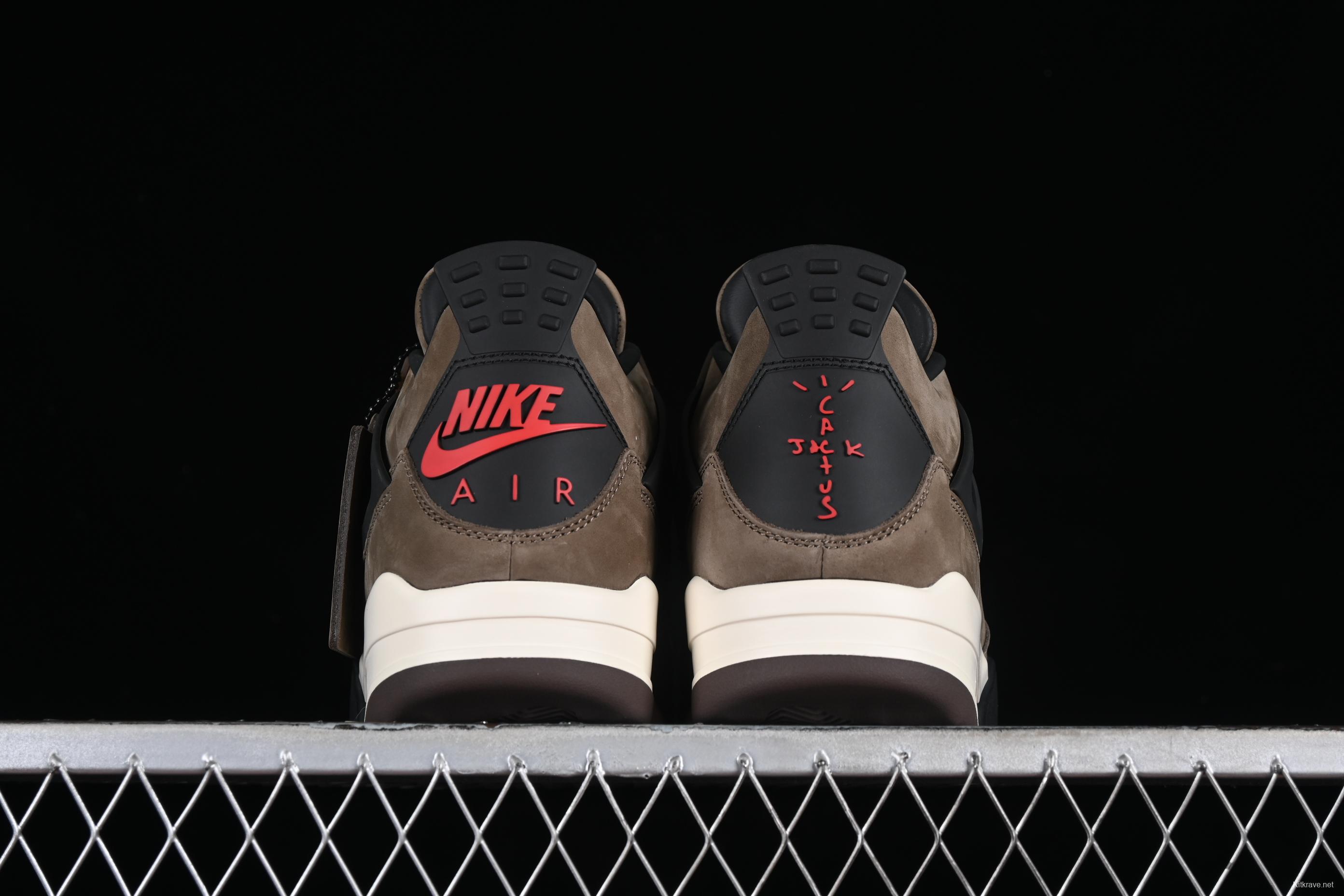 Nike Air Jordan 4 Retro TS Suede Brown - AJ4