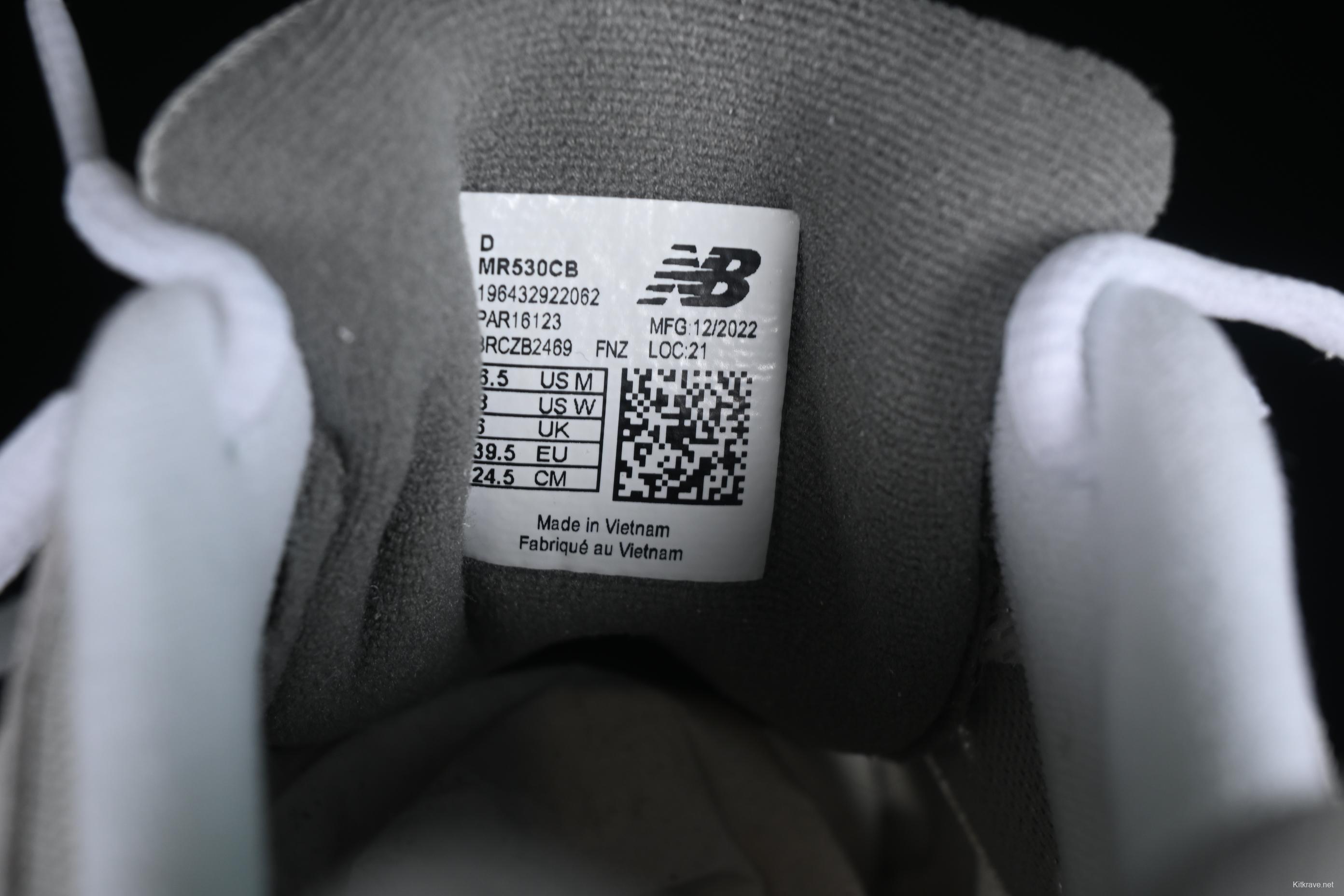 New Balance 530 Series Leather Retro Casual Running Shoes - MR530CB