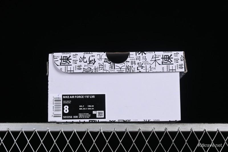 Nike Air Force 1 '07 Low Custom ID Graffiti Chinese Style Hundred Surnames Casual Sneakers - SD3356-008