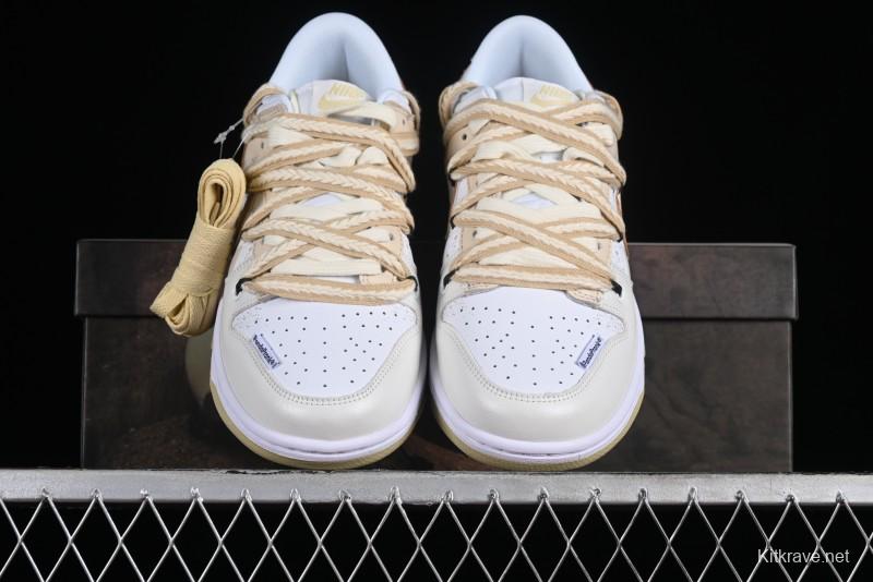 Nike Dunk Low Panda Prank Universe Exploration - Star Exploration Mocha SB Strap Low-top Casual Skate Shoes - DV0833-100