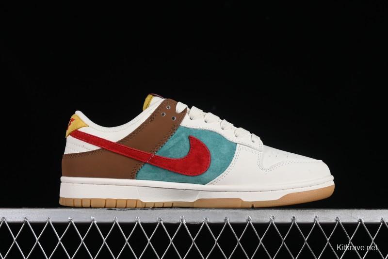 Nike SB Dunk Low Chinese New Year Limited - Colorful Clouds Anniversary High-End Custom Low-Top Casual Skate Shoes - GJ8309-933
