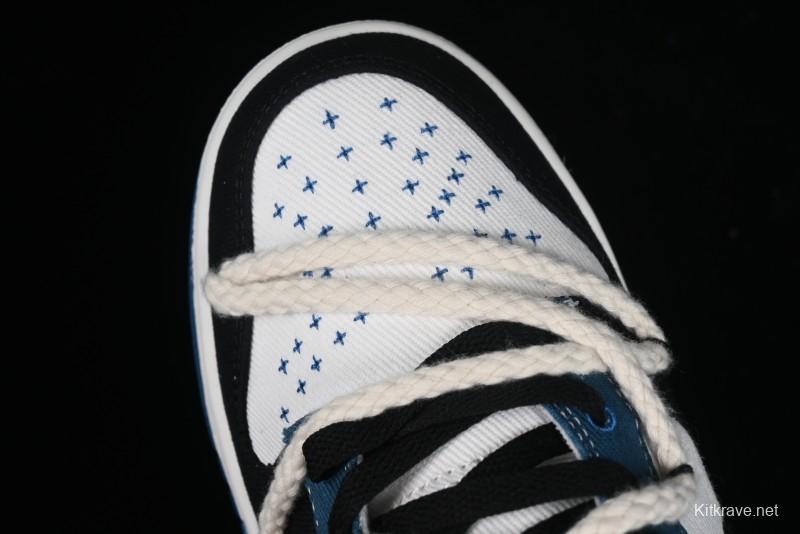 Nike Dunk Low High Street Style Ocean Protection Deconstructed SB Lace-Up Casual Skate Shoes - DV0834-101