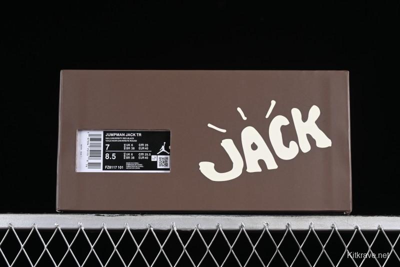 Nike Travis Scott x Jordan Jumpman Jack TR Basketball Shoes with Magic Strap - FZ8117-101