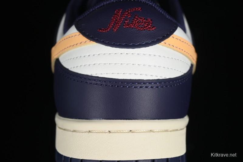 Nike Dunk Low Retro Navy Blue SB Low-Top Casual Skate Shoes - FV8106-181