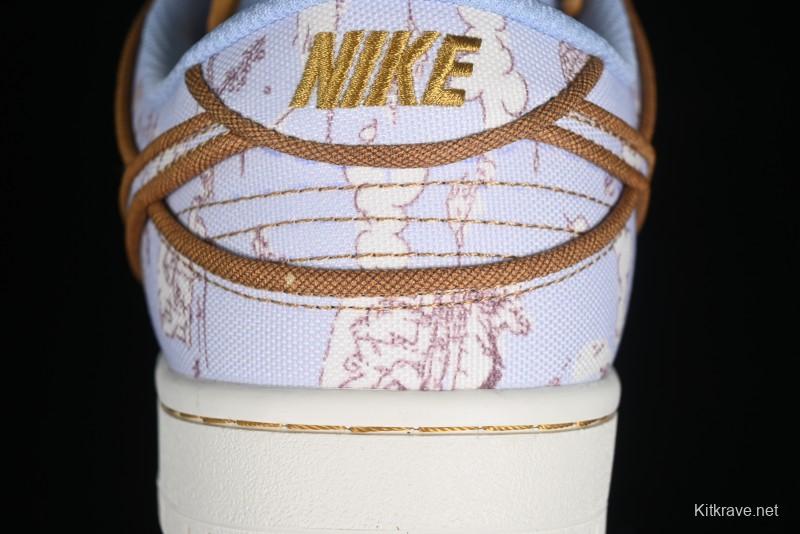 Nike SB Dunk Low Premium "Pastoral Print" Skateboarding Shoes - FN5880-001