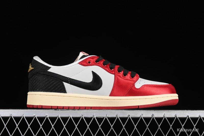 Nike Trophy Room x Jordan 1 Low OG "Away" Casual Sneakers - FN0432-100
