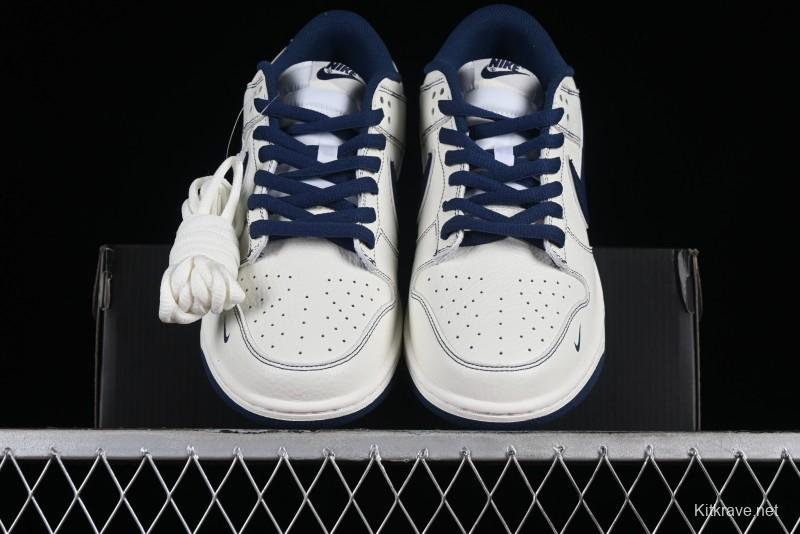 Supreme x Nike SB Dunk Low Deep Blue Colorway Low-Top Casual Skate Shoes - RM2308-238