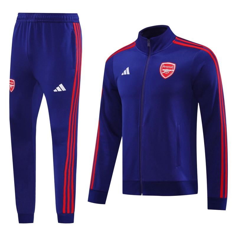 24/25 Arsenal Blue Full Zipper Jacket +Long Pants