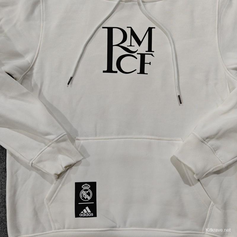 24/25 Real Madrid RMCF Beige/Grey/White/Navy/Black Hoodie