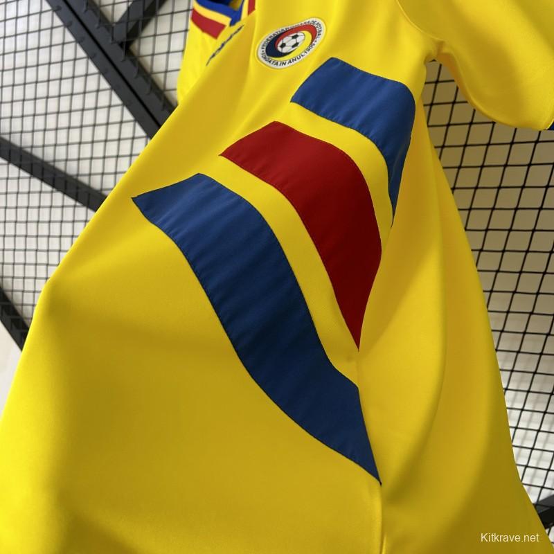 Retro 1994 Romania Home Jersey