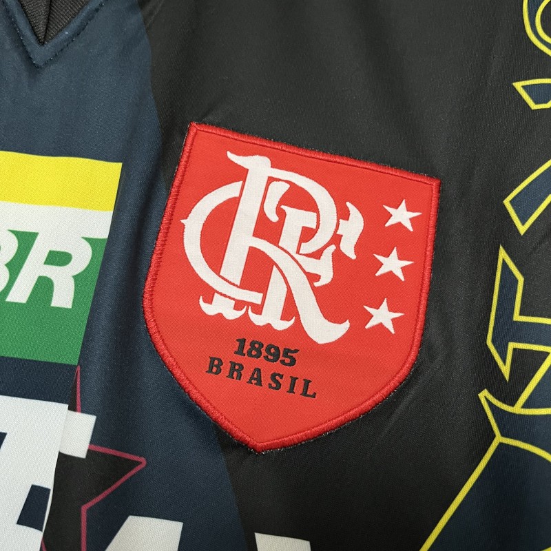 Retro1997/98 Flamengo Black Goalkeeper Long Sleeve Jersey