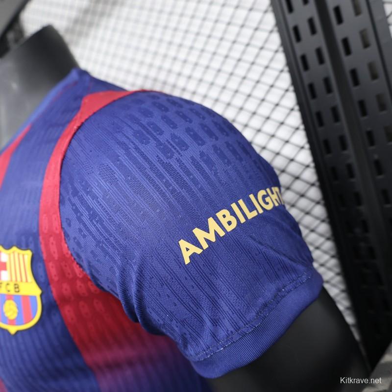 Player Version 25/26 Barcelona Home Leaked Jersey