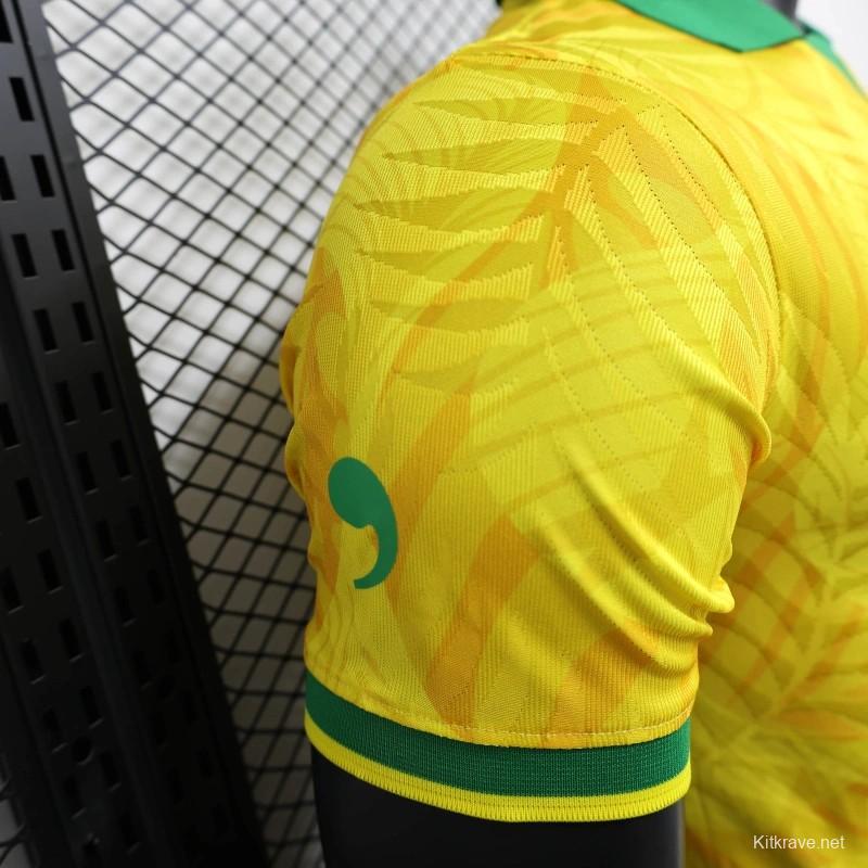 25/26 Player Version Brazil Commemorative Edition Yellow Jersey