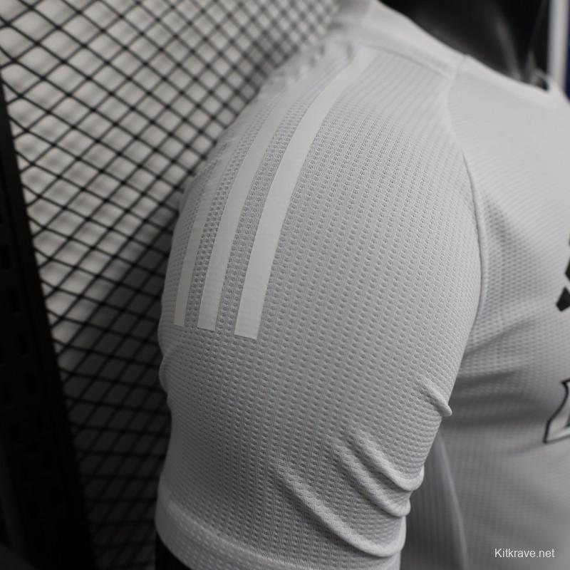 Player Version 25/26 Arsenal White with Emirates Sponsor Jersey