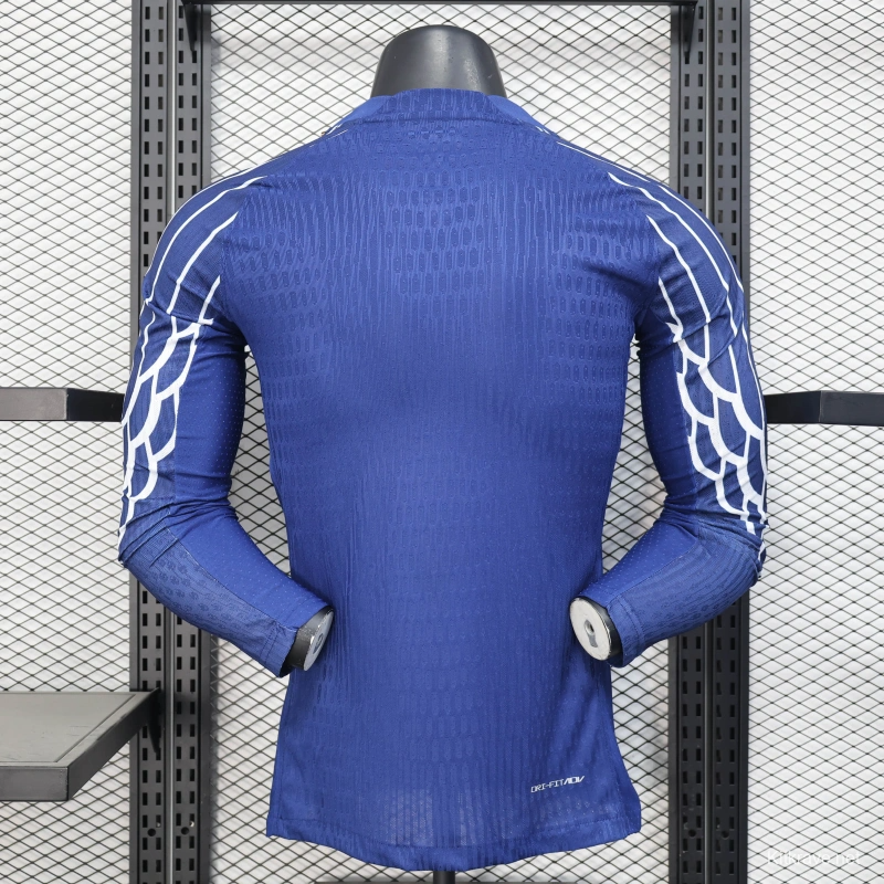 24/25 Player Version PSG Forth Blue Long Sleeve Jersey