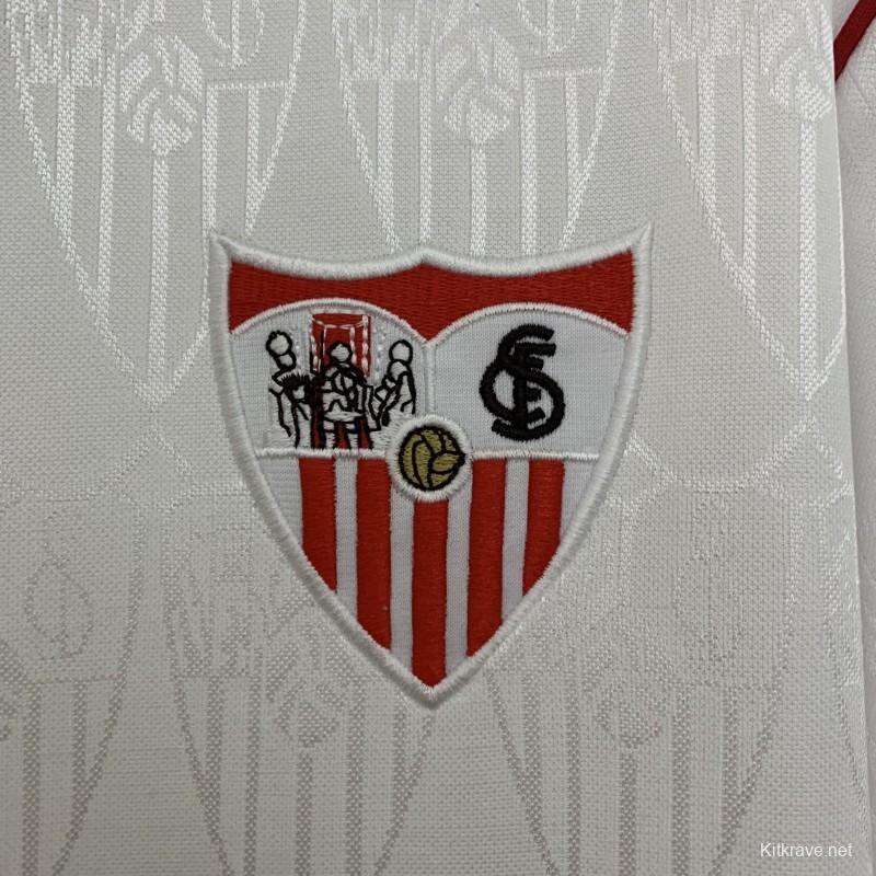 91/92 Retro Sevilla Home Jersey
