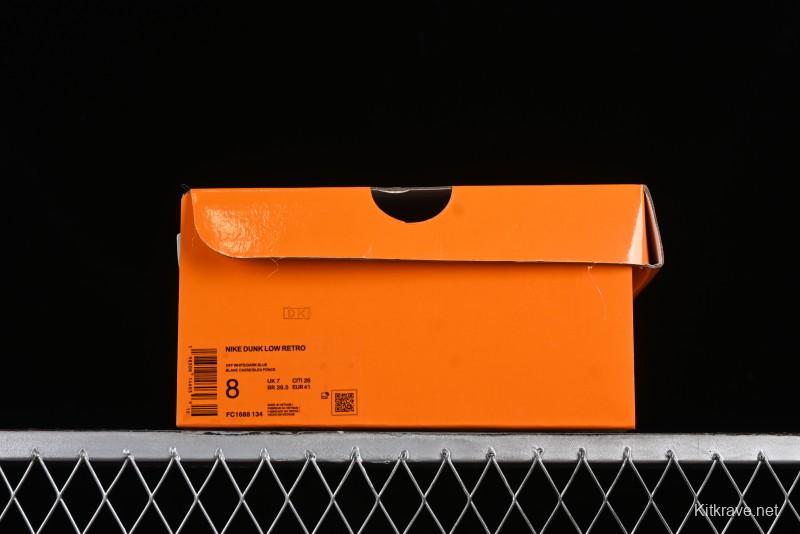 Nike SB Dunk Low LV Collaboration - Suede Navy Blue Anniversary High-End Custom Low-Top Casual Sneakers - FC1688-134