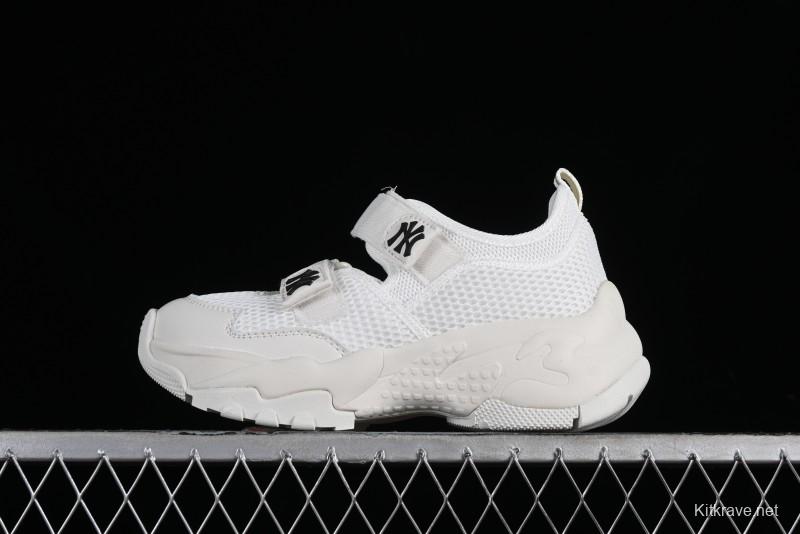 New York Yankees MLB Bigball Chunky Mask Jane Thick Platform Casual Sandals - 3ASDBCM4350IVS