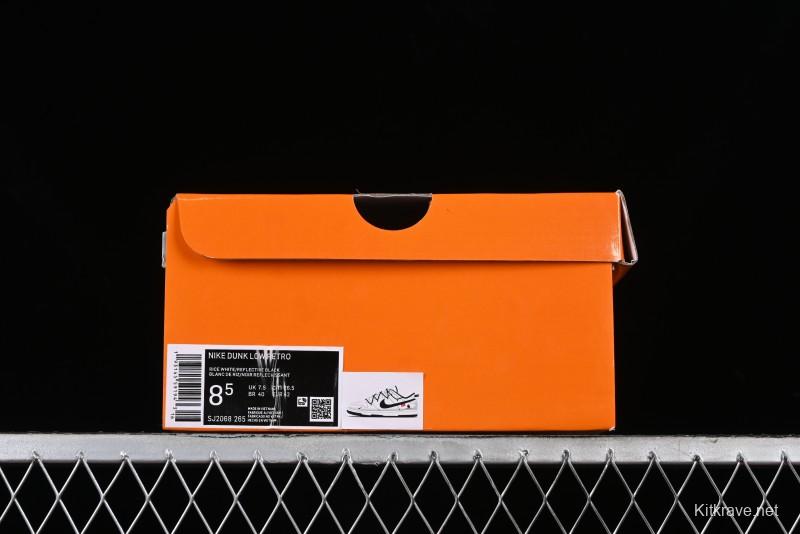 Nike SB Dunk Low Carhartt Collaboration - Strap Black Hook Anniversary High-End Custom Low-Top Casual Skate Shoes - SJ2068-265