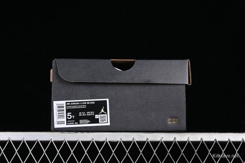 Nike Air Jordan 1 Low Custom Casual Sneakers - HJ3481-491