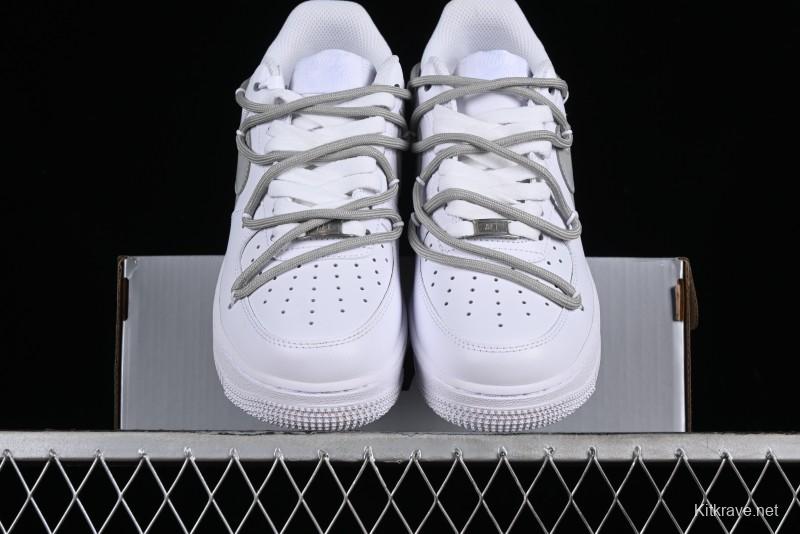 Nike Air Force 1 '07 Low Custom Anime Theme Spray-Painted Swoosh Casual Sneakers - ZH0316-016