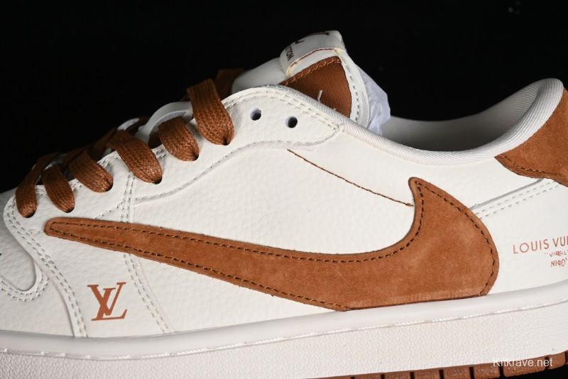 Nike Air Jordan 1 Low OG SP Travis Scott x Fragment Design Collaboration Sneakers - LX1988-900