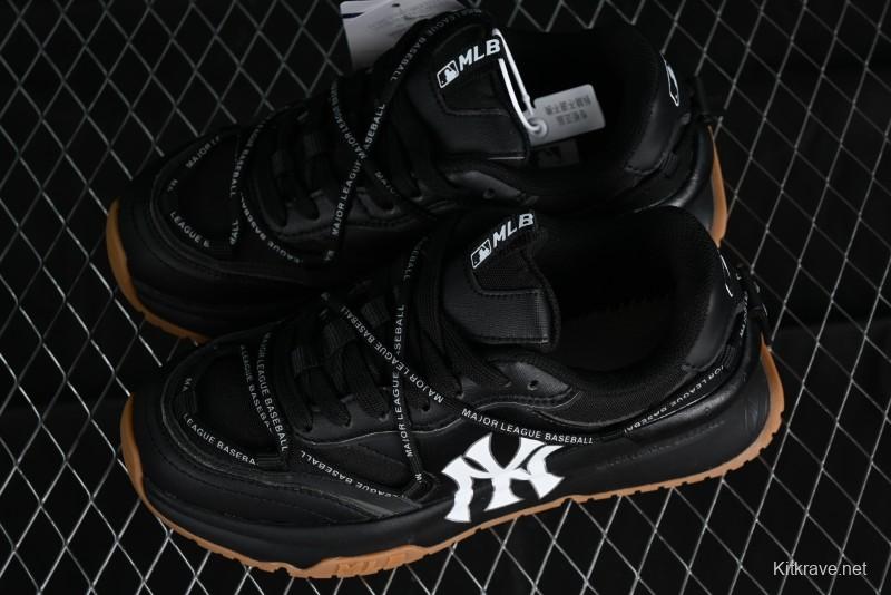 New York Yankees MLB Chunky Runner Lace Lightweight Casual Sneakers - 3ASHCRR3N50BKS