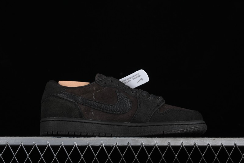Nike Travis Scott x Air Jordan 1 Low OG AJ1 Reverse Swoosh Sneakers - DM7866-202