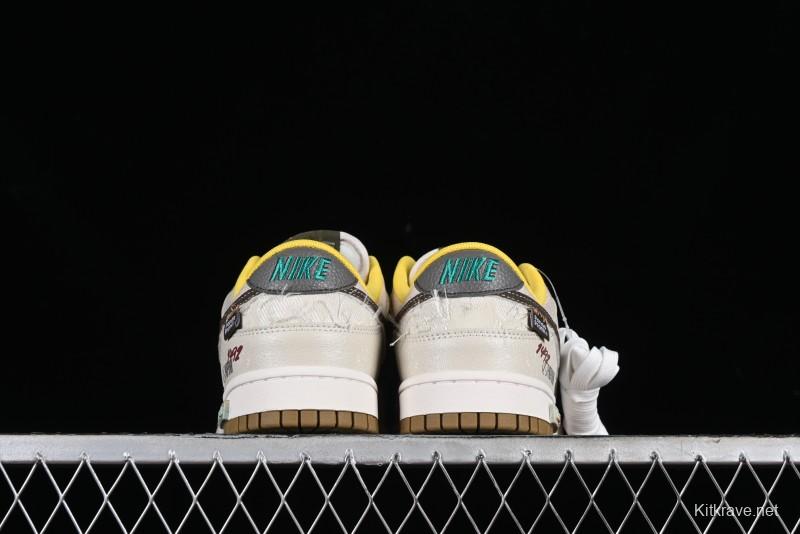 Nike Dunk Low Panda Prank Sail Era Sails Tan Brown SB Strap Low-Top Casual Skate Shoes - FV3629-371