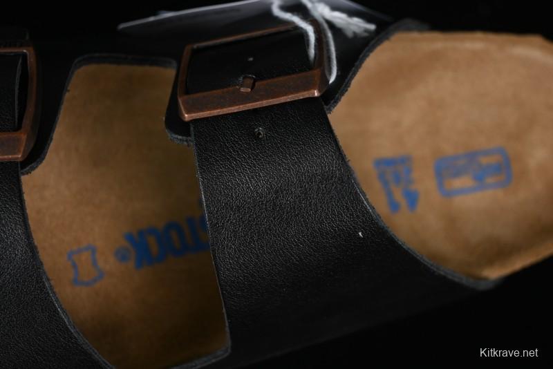 Birkenstock Sandals with Soft Suede Leather and Lambswool Footbed - G.D4