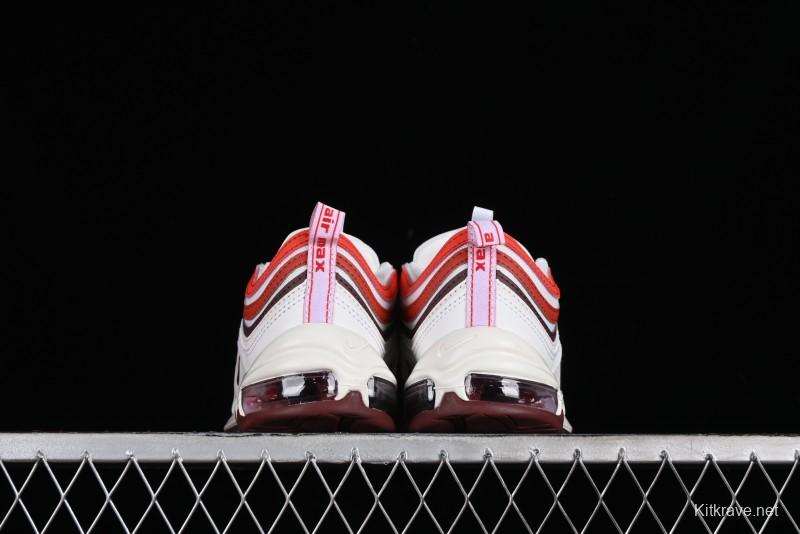 Nike Air Max 97 Retro Running Shoes with Full-Sole Air Cushion - FN6957-101