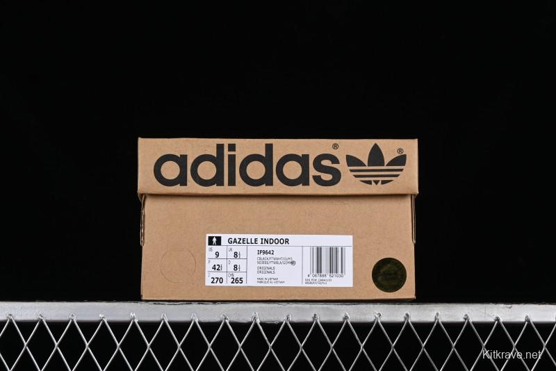 Adidas Originals Gazelle Indoor Retro Casual Anti-Slip Wear-Resistant Low-Top Sneakers - IF9642