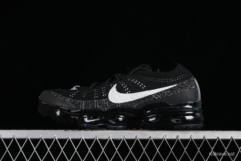 Nike Vapormax 2023 Flyknit Running Shoes with Full-Length Air Cushion - DV1678-001