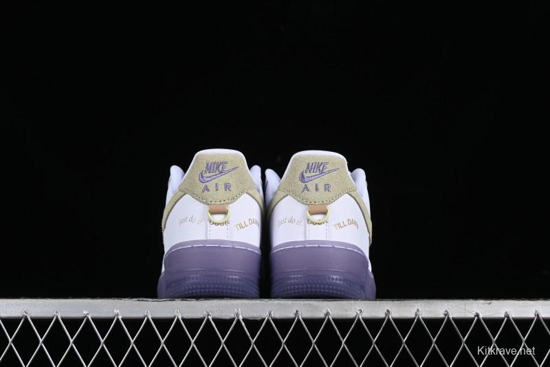 Nike Air Force 1 '07 Low Casual Sneakers with Full-Length Air Cushion - HF5719-139