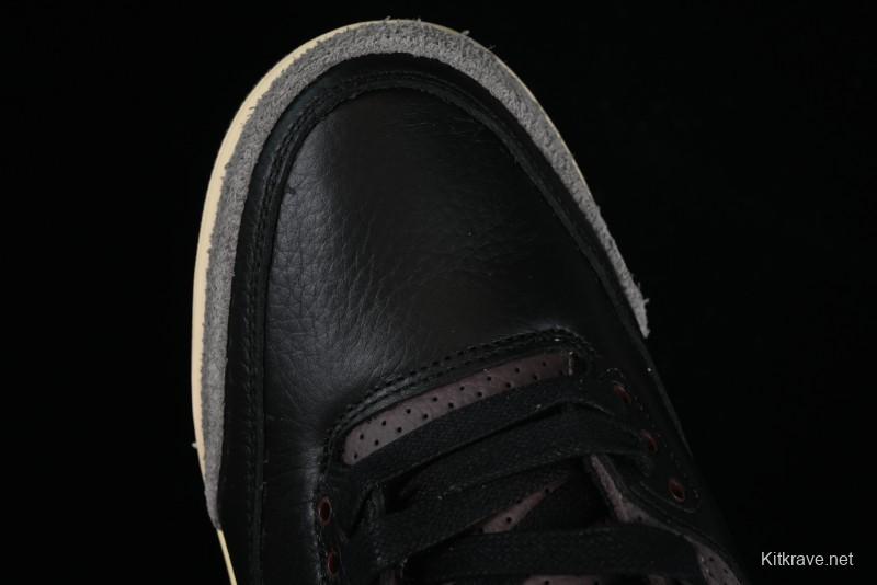 Nike A Ma Maniere x Air Jordan 3 Retro Black Sneakers - FZ4811-001