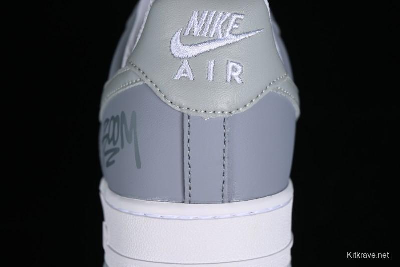 Nike Air Force 1 '07 Low Casual Sneakers with Full-Length Air Cushion - FJ4146-111