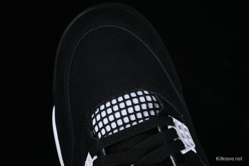 Nike Air Jordan 4 Retro White Thunder Basketball Shoes - FQ8138-001