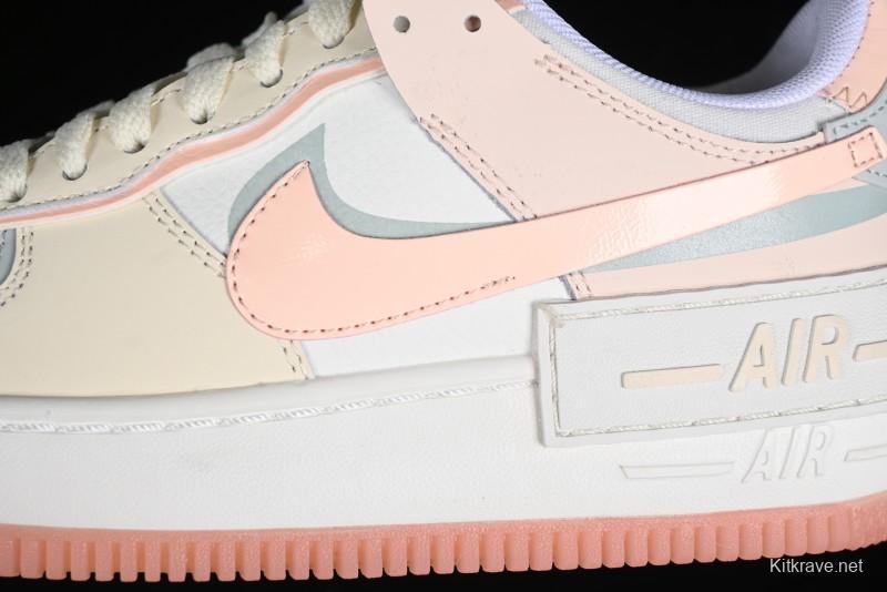 Nike Air Force 1 Shadow Low-Top Sneakers with Lightweight EVA Midsole - DZ1847-105