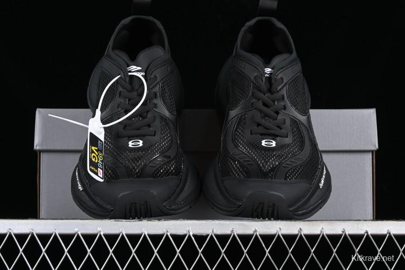 Balenciaga Circuit Lightweight Distressed Print Round Toe Fashion Casual Shoes - WFLGY1000