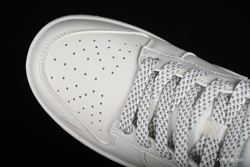 Nike SB Dunk Low Supreme Collaboration - Classic Beige Gray Anniversary High-End Custom Low-Top Casual Skate Shoes - XX8888-001