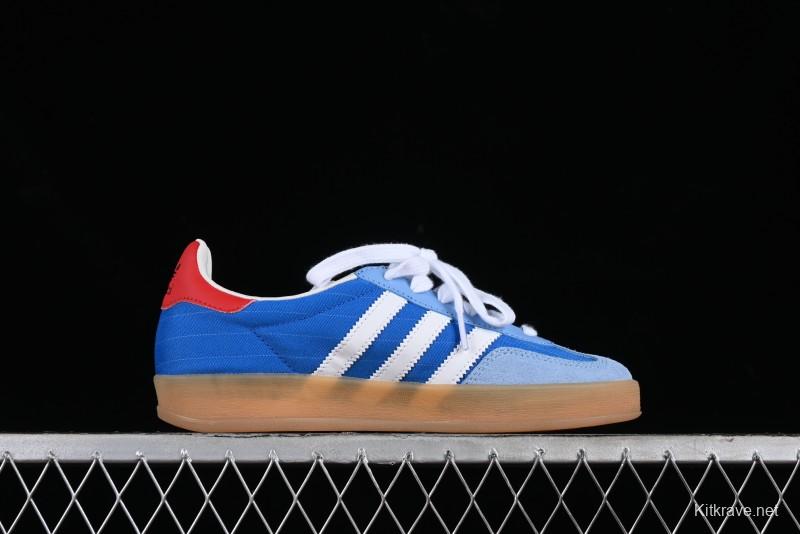 Adidas Originals Gazelle Indoor IF9643 Retro Casual Low-Top Skateboard Shoes with Anti-Slip and Wear-Resistant Sole