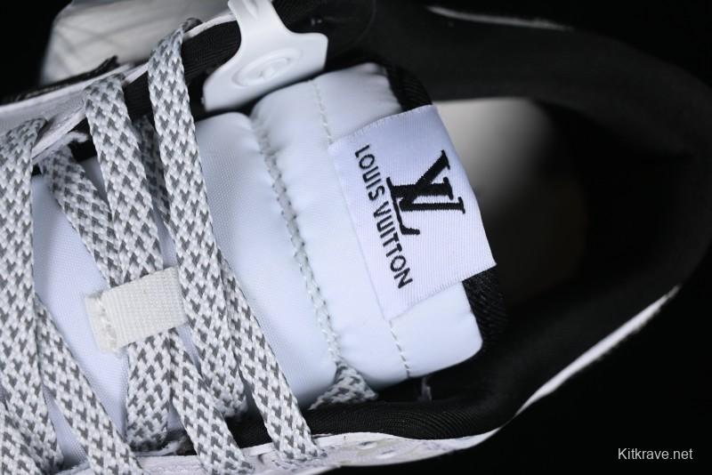 Nike SB Dunk Low LV Collaboration - Dark Night Elf High-End Custom Low-Top Casual Skate Shoes - DD1391-136