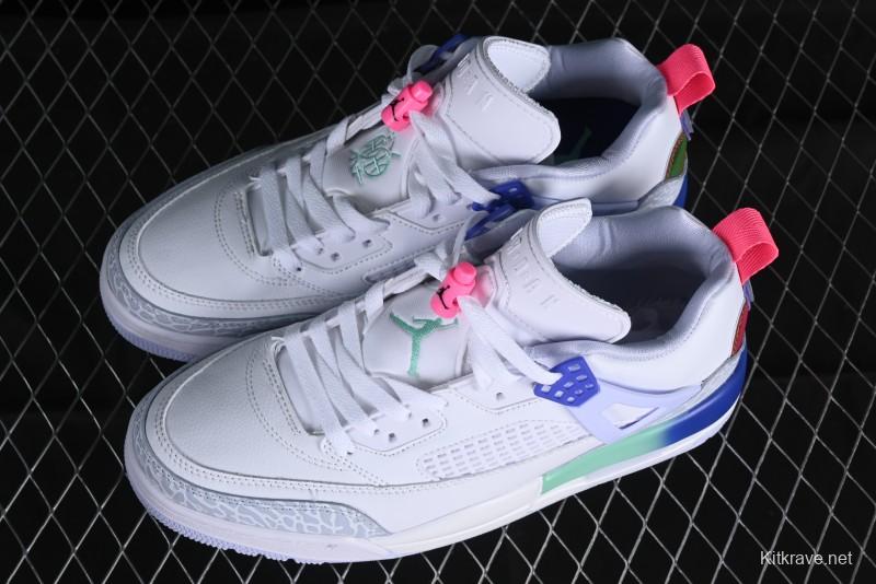 Nike Jordan Spizike Low AJ Hybrid Element Rainbow Colorway Lifestyle Casual Sneakers - HF5758-151