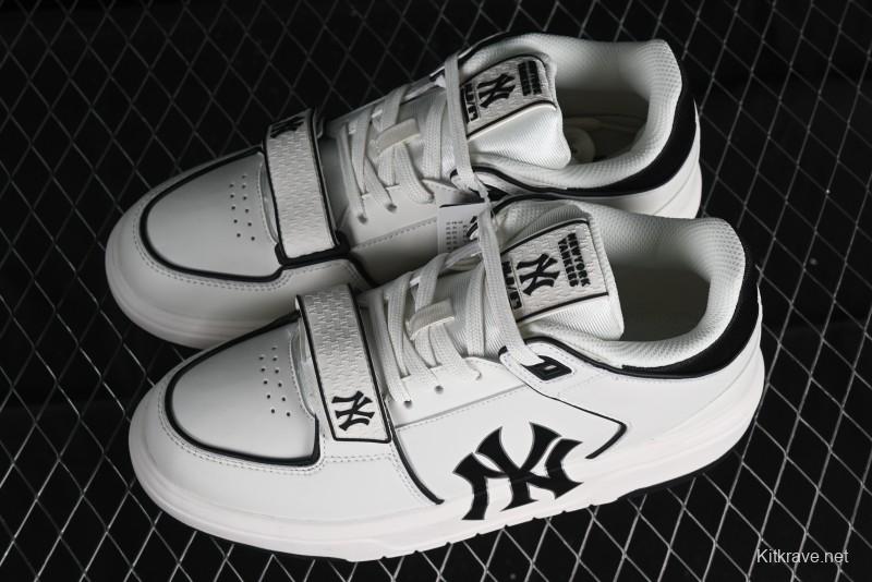 MLB Chunky Liner New York Yankees Hook & Loop Lightweight Platform Sneakers with 6cm Height Increase - 3ASXLMB3N50BKS
