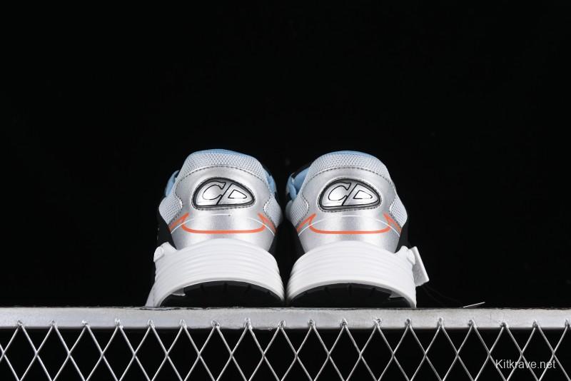 Dior B30 Sneakers with Reflective CD30 Logo and Lightweight Rubber Sole - CD30