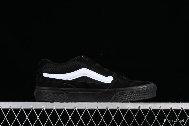 Vans Caldrone Classic Black Retro Skate Shoes - VN0007P9BA2