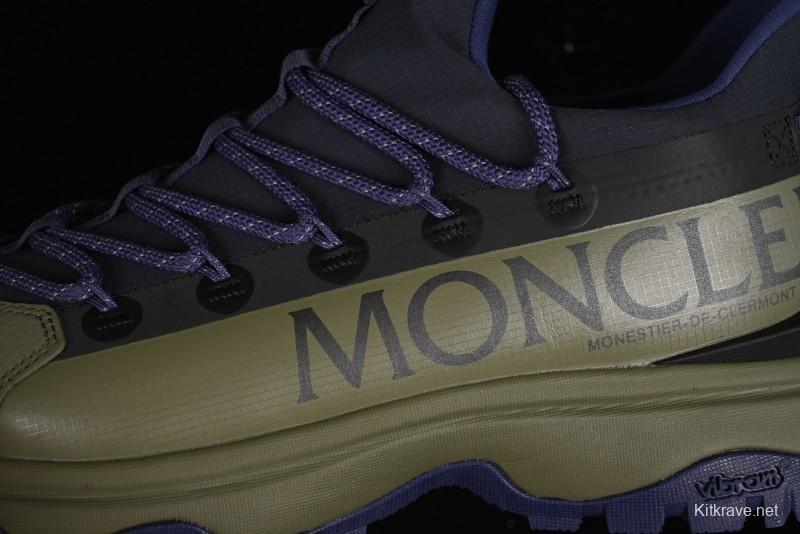 Moncler Trailgrip GTX Hiking Shoes with Cordura Nylon Gore-Tex Waterproof and Vibram Outsole - M00240M3457