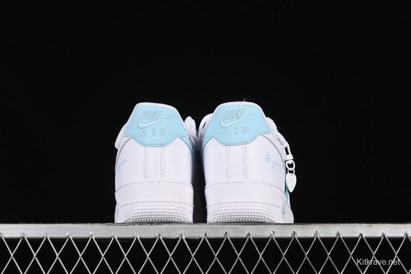 Nike Air Force 1 '07 Low Custom Anime Themed Spray Painting Romantic Whisper Casual Sneakers - ZH0316-028