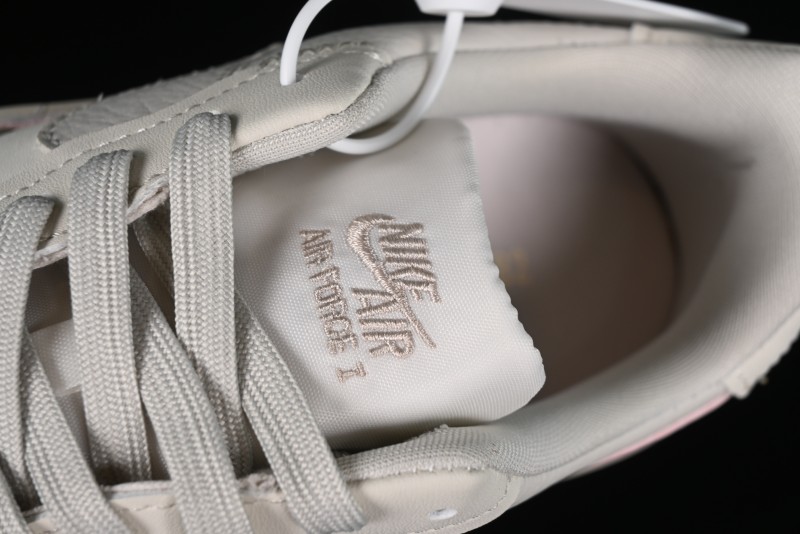 Nike Air Force 1 PLT AF ORM Triple White Low Top Casual Sneakers - DJ9946-108